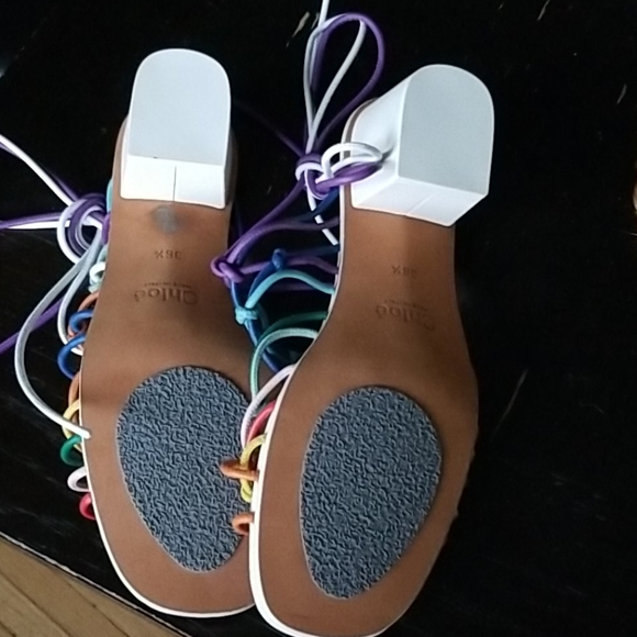 CHLOE RAINBOW HEELS - Picture 4 of 9